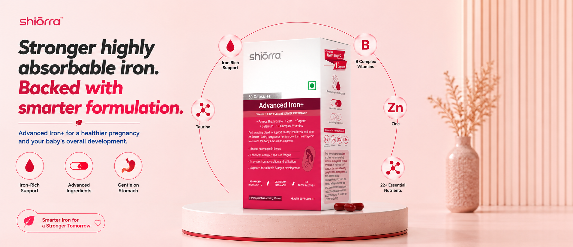 Shiōrra Advanced Iron+ — real nutrition for a healthier pregnancy
